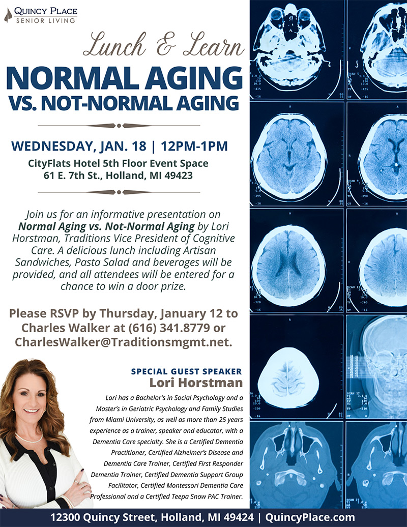 NORMAL AGING VS. NOT-NORMAL AGING
